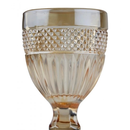 Jogo 6 Taças 60ml 11cm Para Licor Palace Cor Ambar Luster